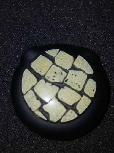 Preview pic of Rooster glass brick pendant
