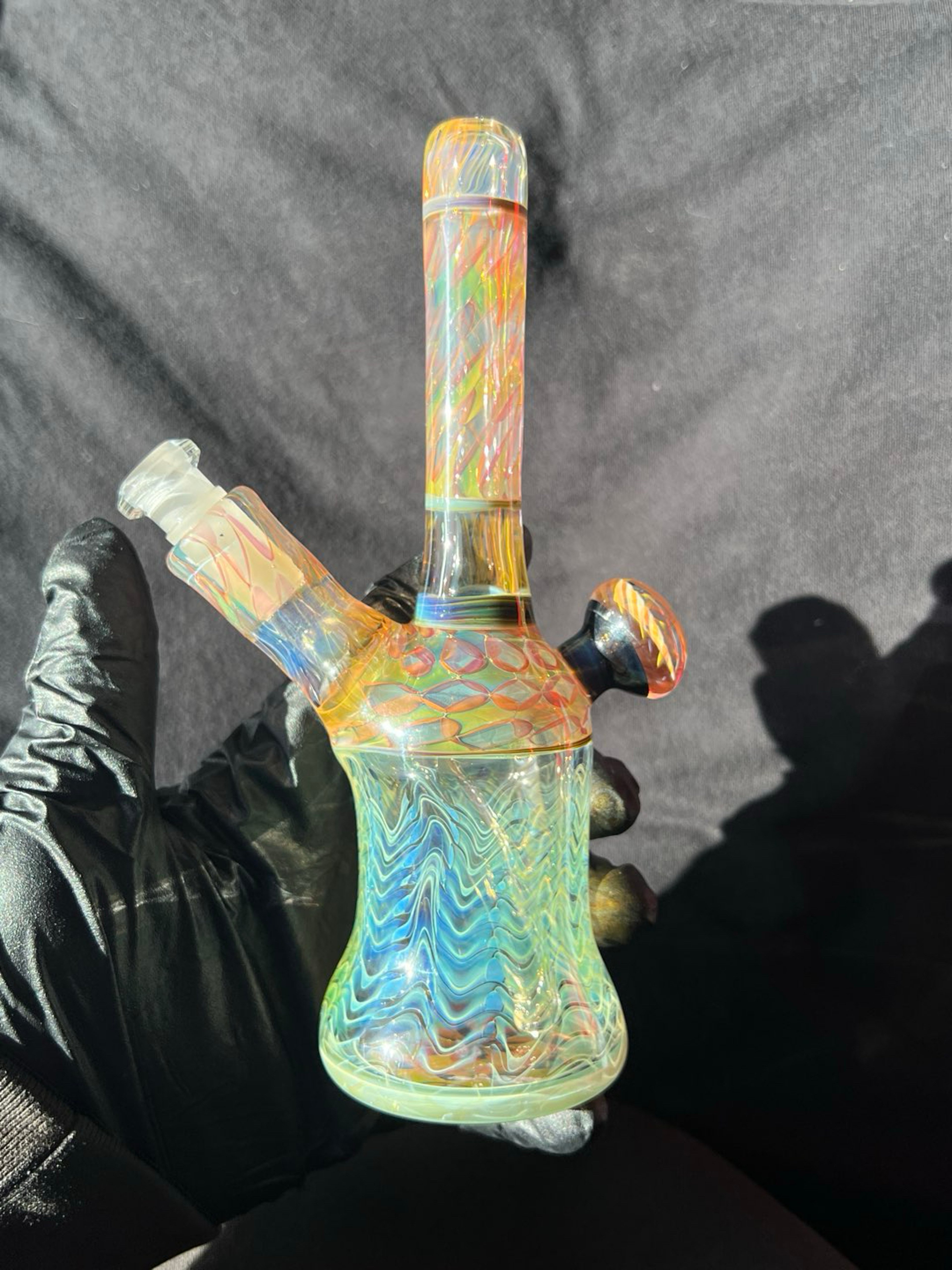 10mm fumed, 2 hole removable diffy. image 0