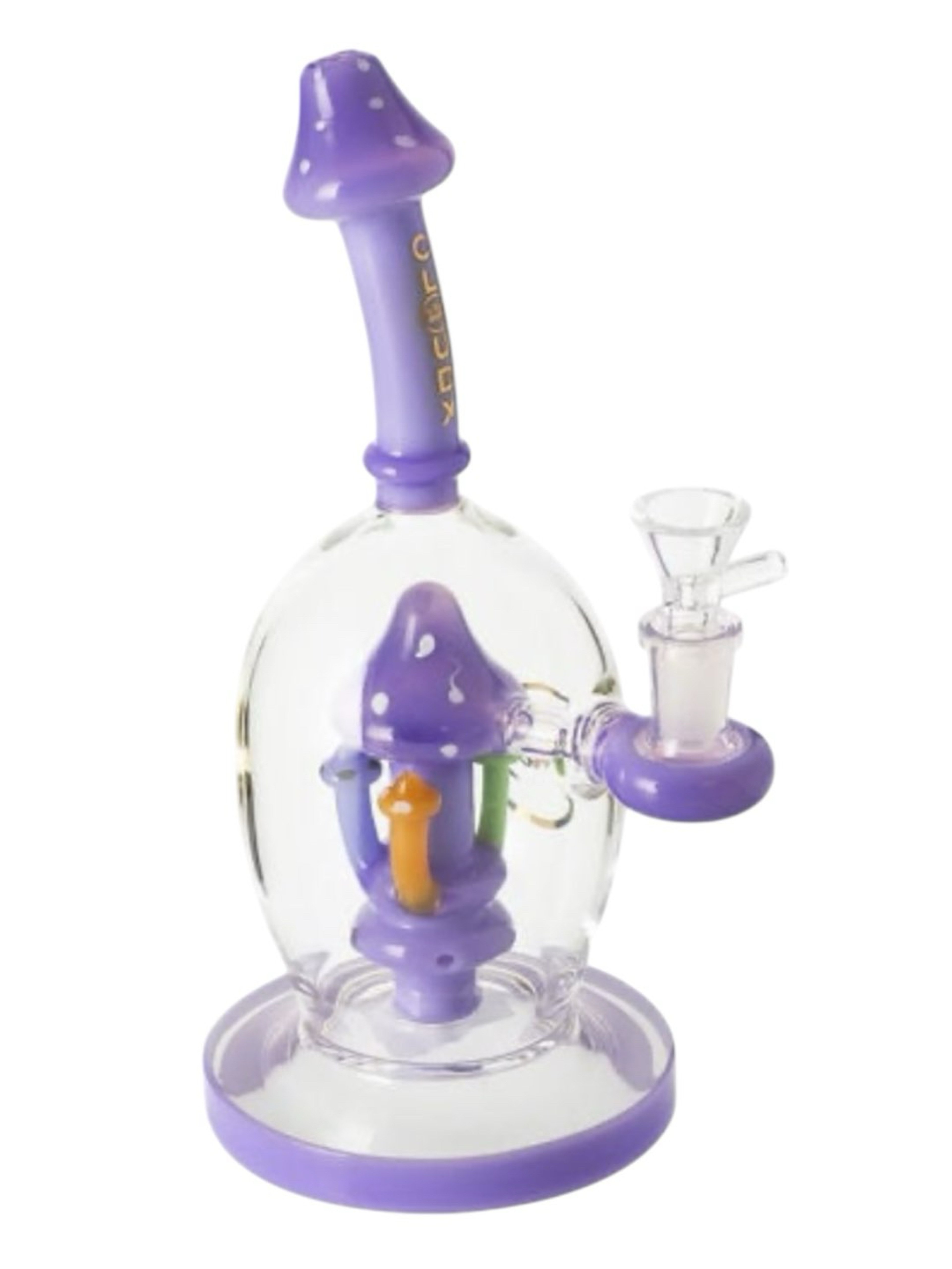 Preview pic of Cali CloudX 💜 Ecosphere 8.5” Glass Mushroom Bong