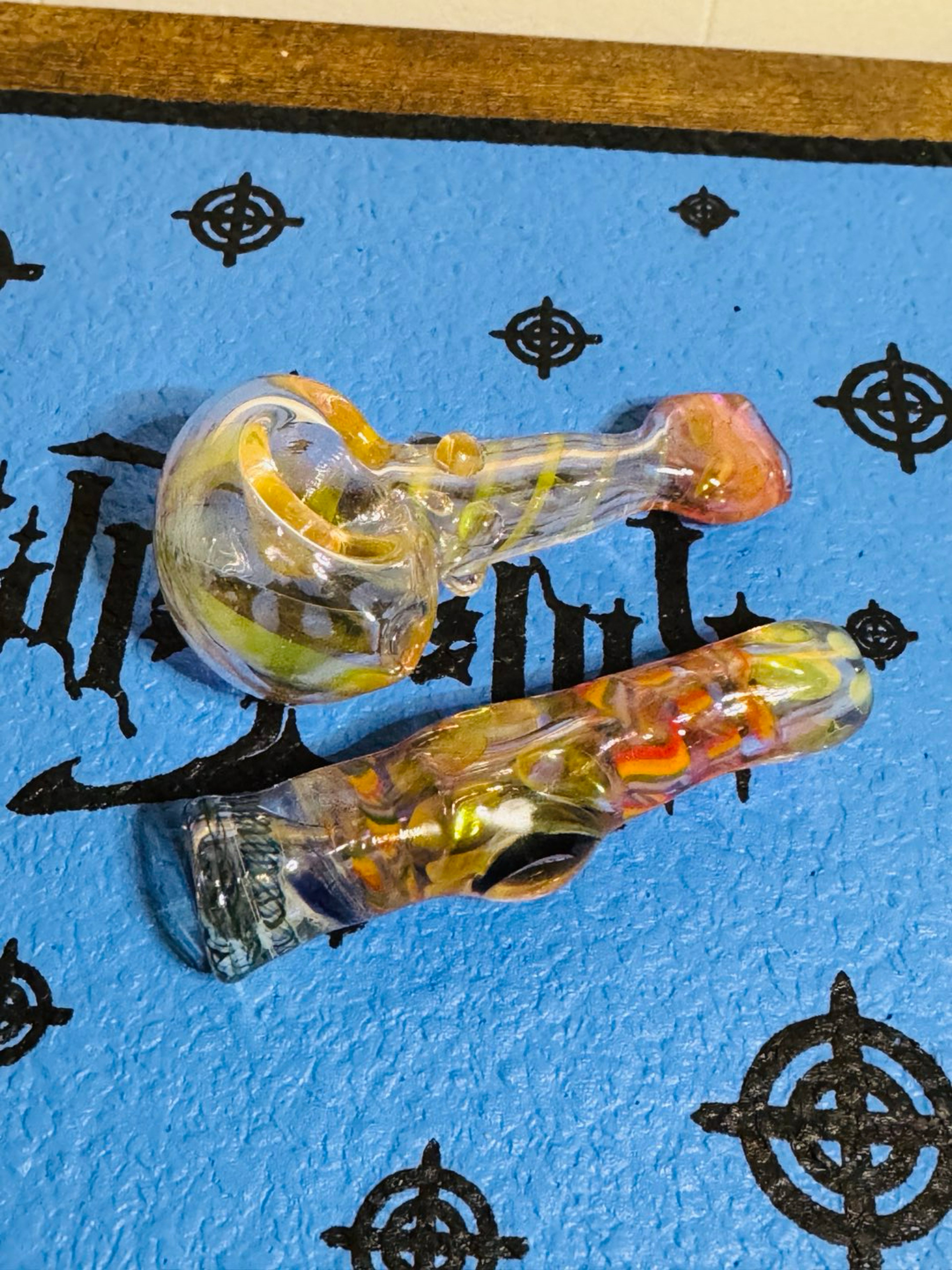 🔥Combo🔥 Fumed bowl and chillum/millie 🤙 image 0