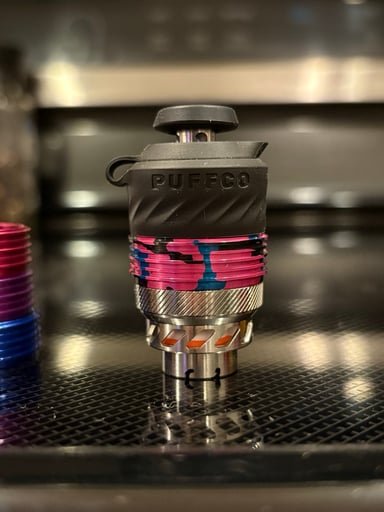 Preview pic of Puffco 3dxl Pink/blue/black sash ring