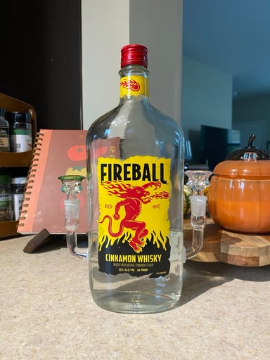 Preview pic of Fireball Double Bowl Rocketship Bong