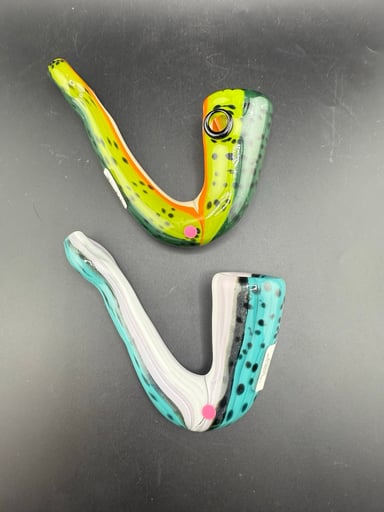 Preview pic of Filla John Glass Fish Sherlock Pipe