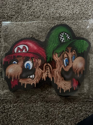 Preview pic of Melting mario/ luigi mat