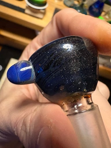 Preview pic of 🌌 Blue Striking over Black Galaxy 14mm Slide 🌌