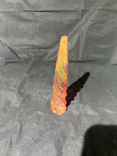 Preview pic of Unicorn roller, Gold fumed Unicorn horn steam roller