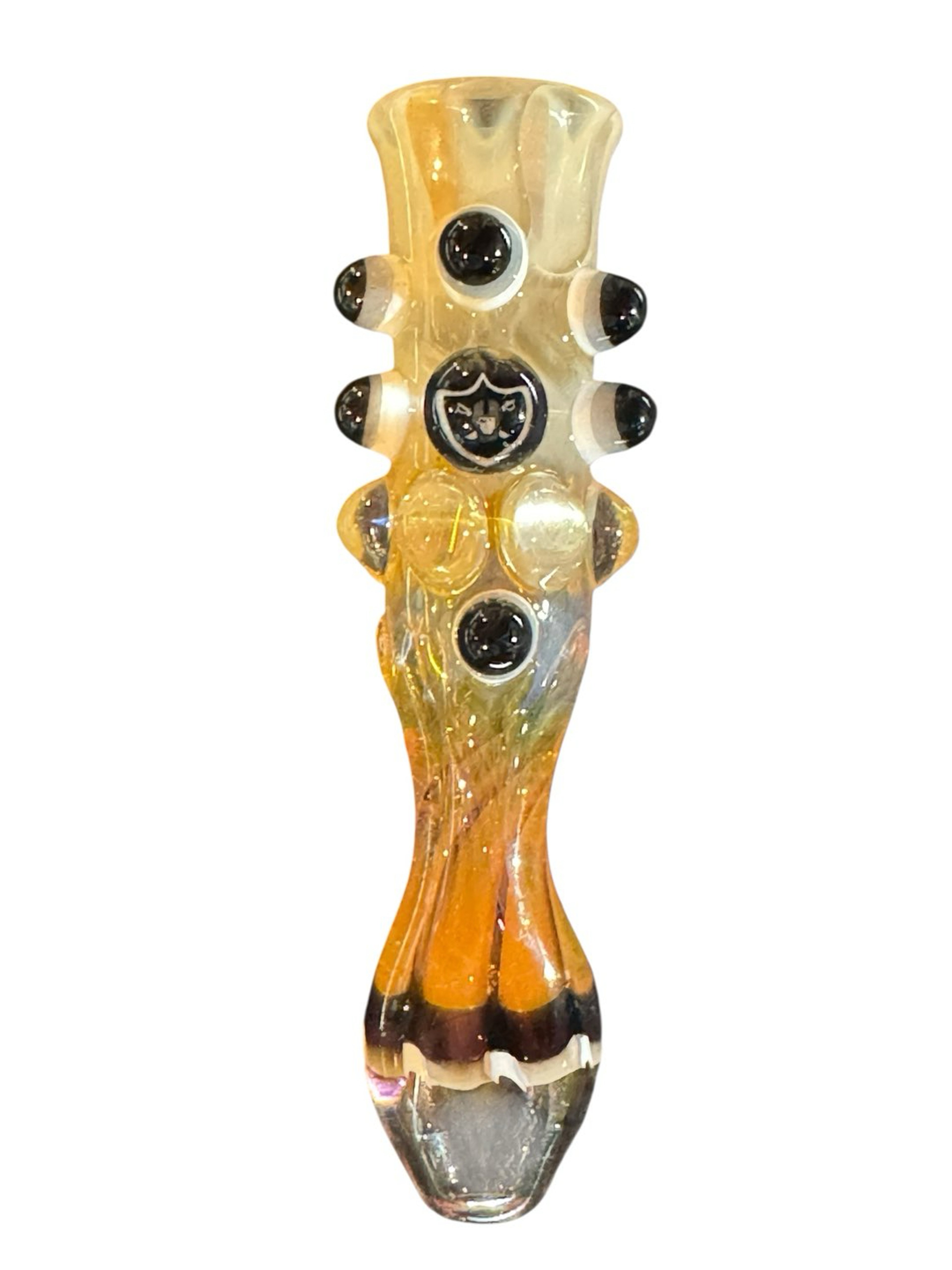 Preview pic of 3.5” Fumed Raiders NFL Chillum