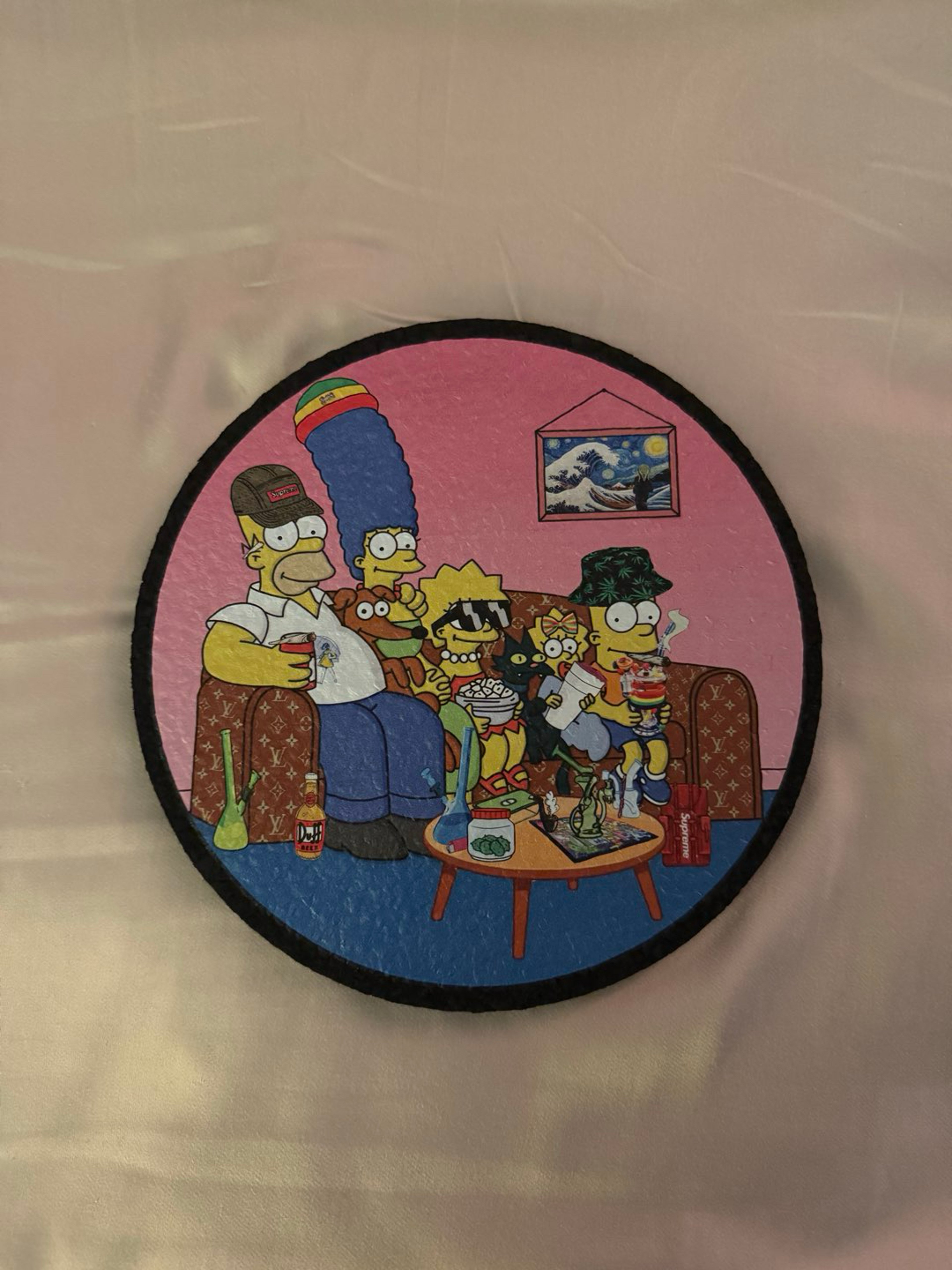 Seshons x mattitude mats simpsons family hype heady sesh Moodmat image 0