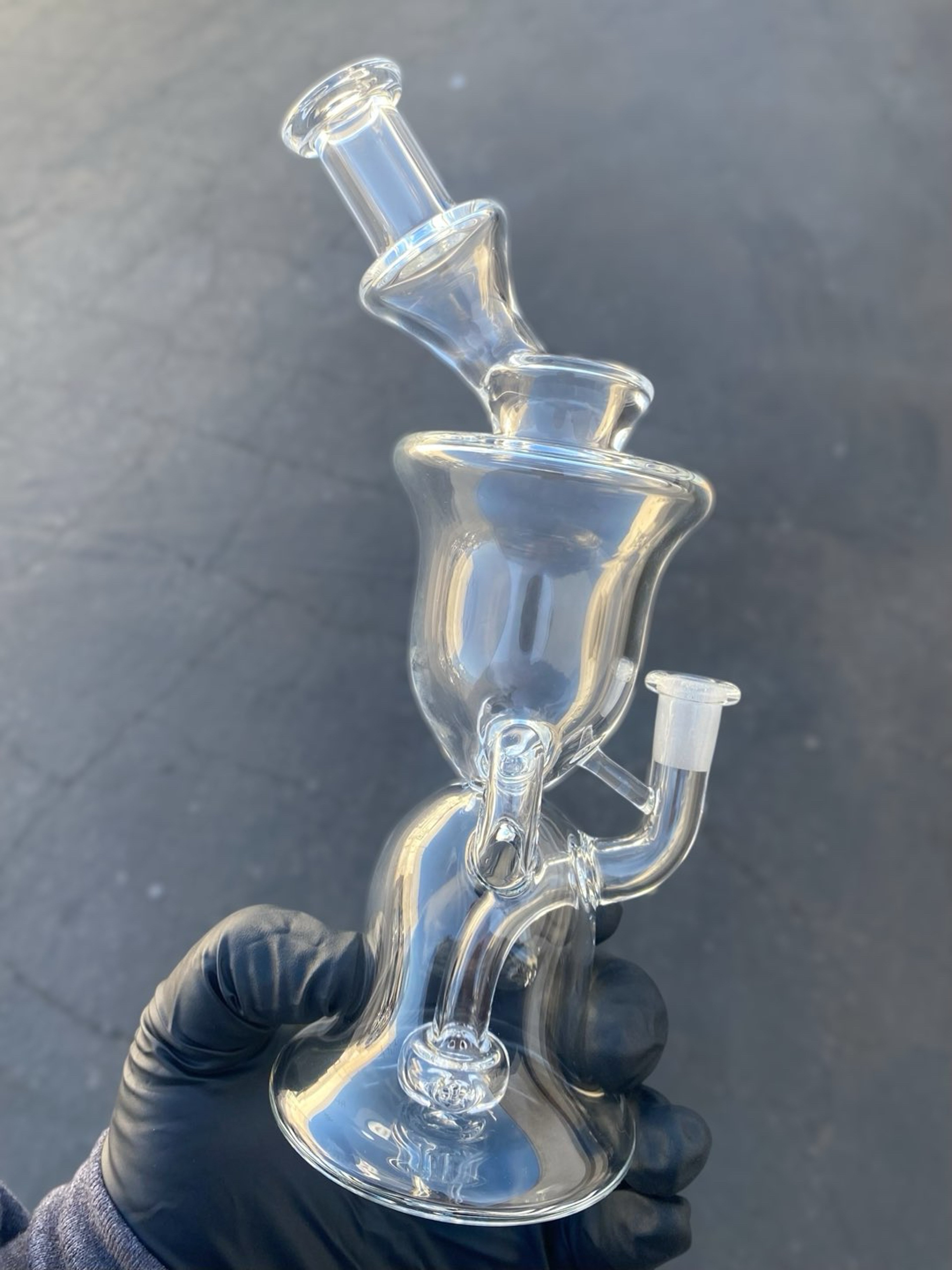 BorOregon – Kicked Back Blooper Recycler Dab Rig image 0