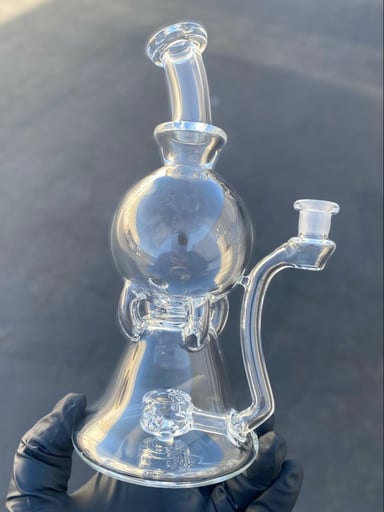 Preview pic of BorOregon – Quad Ball Blooper Recycler Dab Rig