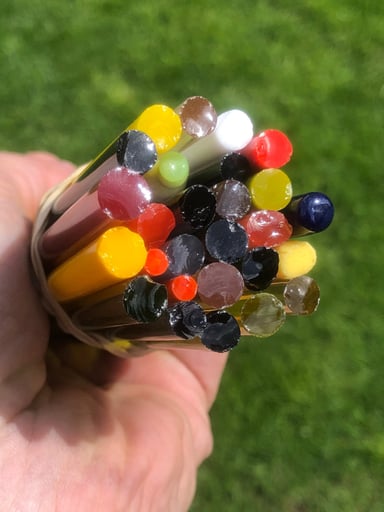 Preview pic of Mix pound boro color rods