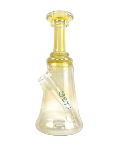 Preview pic of Yeti Dabs - Fumed Glass Mini Tube Dab Rig