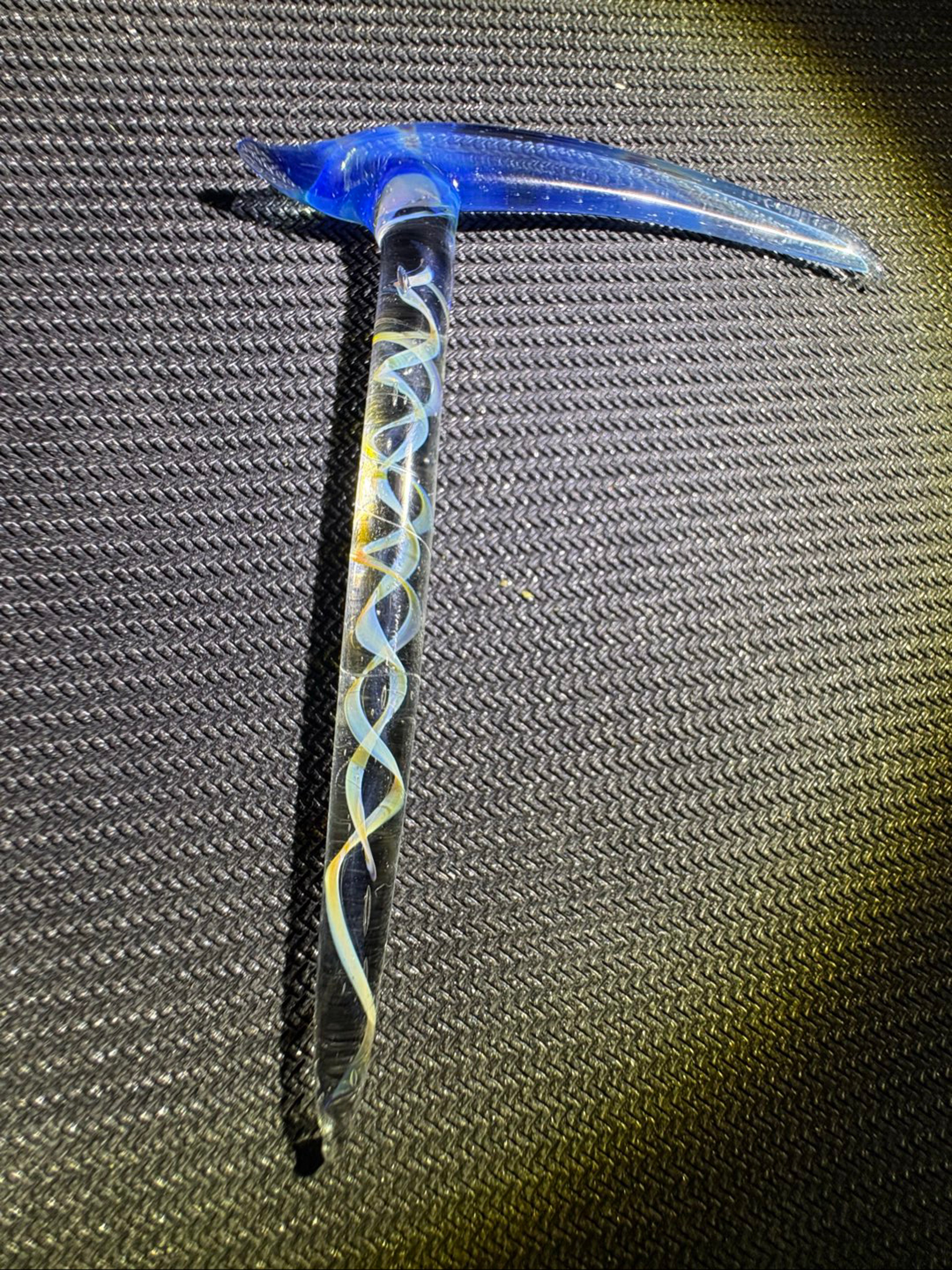 Preview pic of 🌀Ghost Spiral Blue Electrim Scythe Dab Tool⚡️