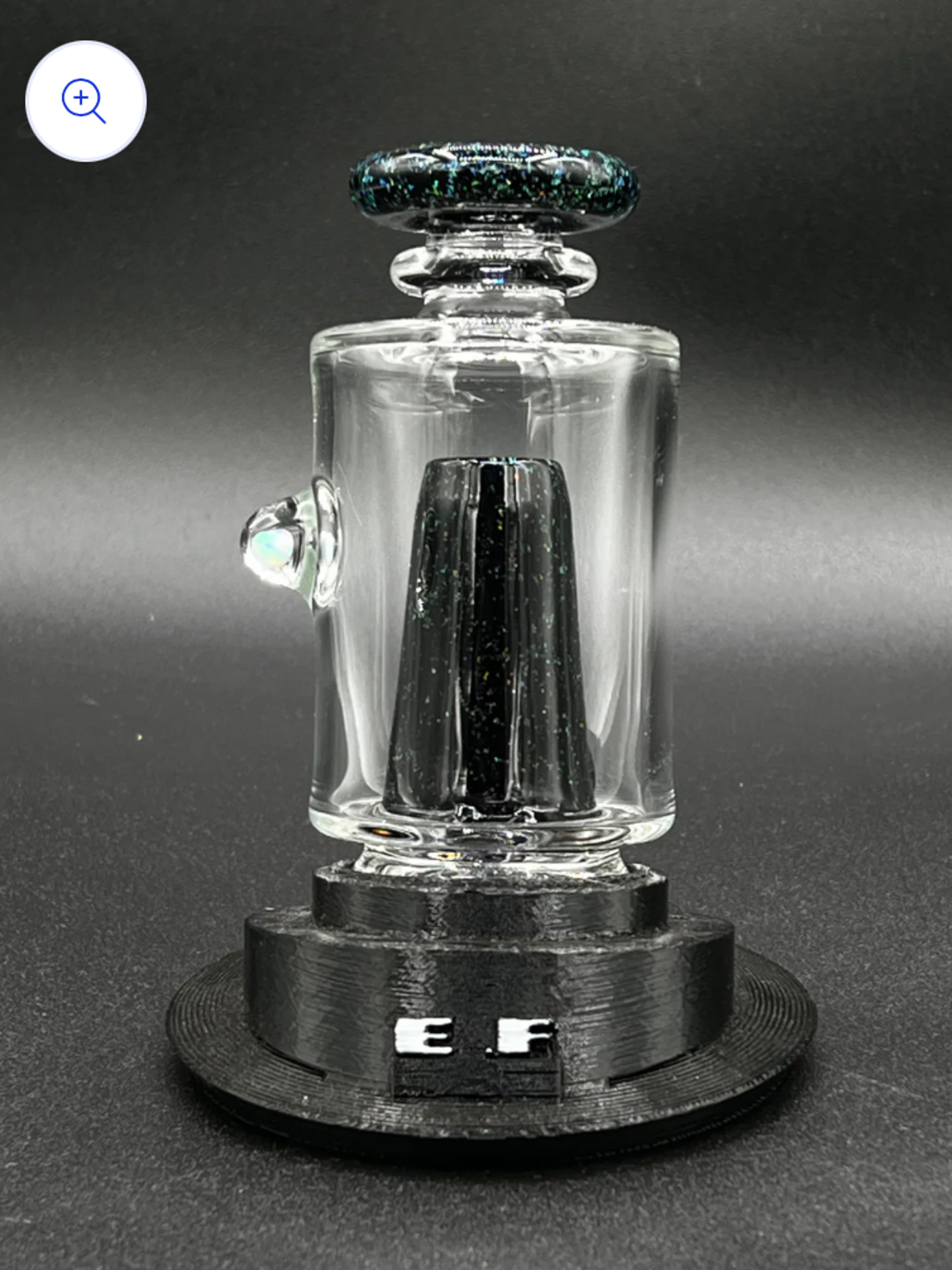 Preview pic of Guppy Opal Jet Black Puffco Top