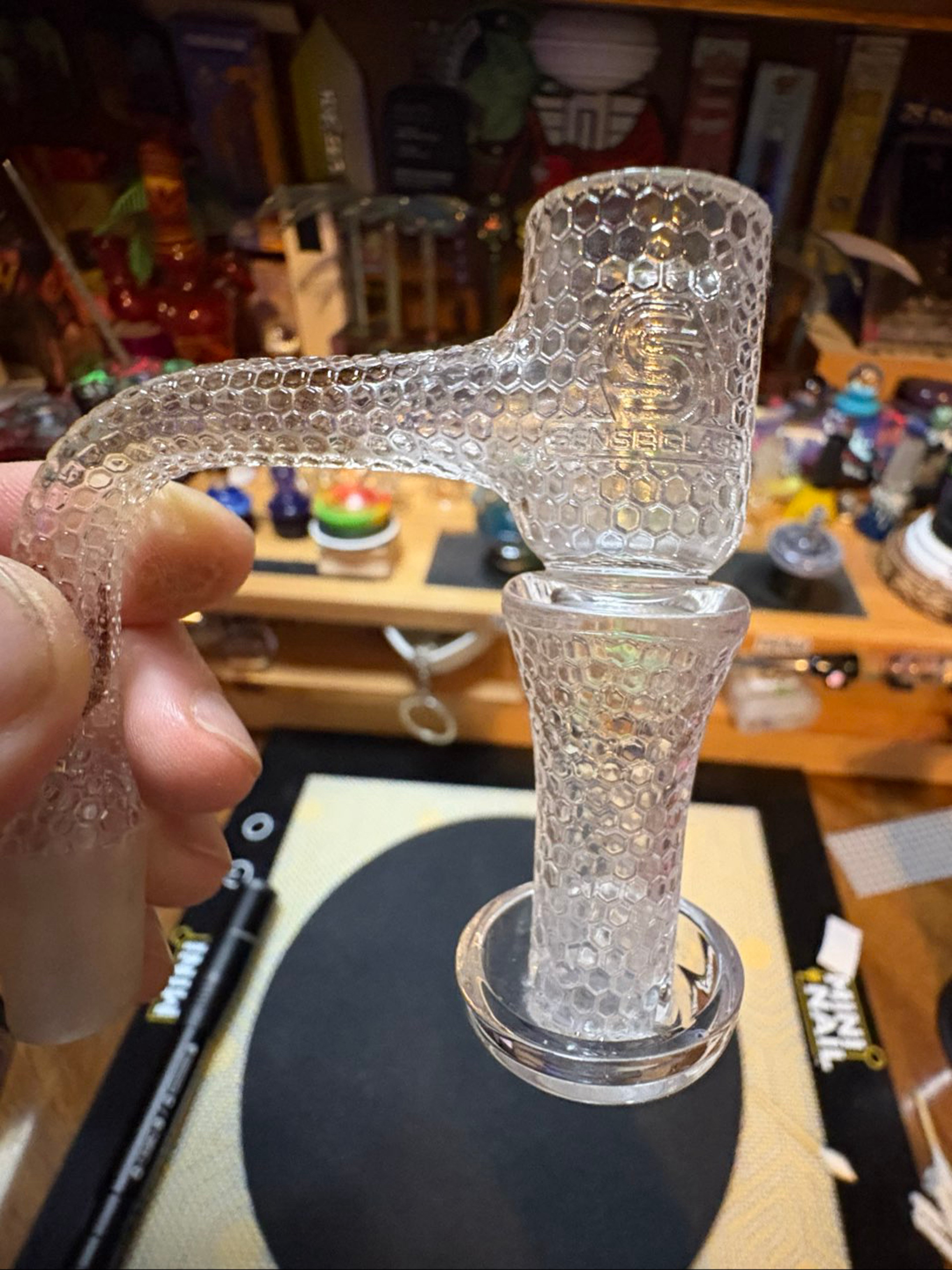 Preview pic of *SENSE GLASS* Limited Ed. Full Texture Slurper Banger