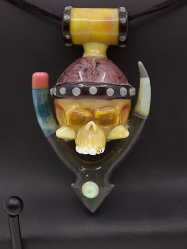 Preview pic of Belmont/Sherbet Skull Collab Pendant