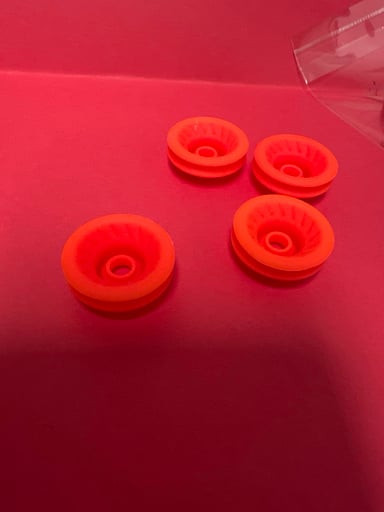 Preview pic of Tuff tether Neon orange Flux Cap Carta