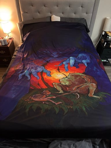 Preview pic of Oversized Blanket “overseer” @katerthealchemist