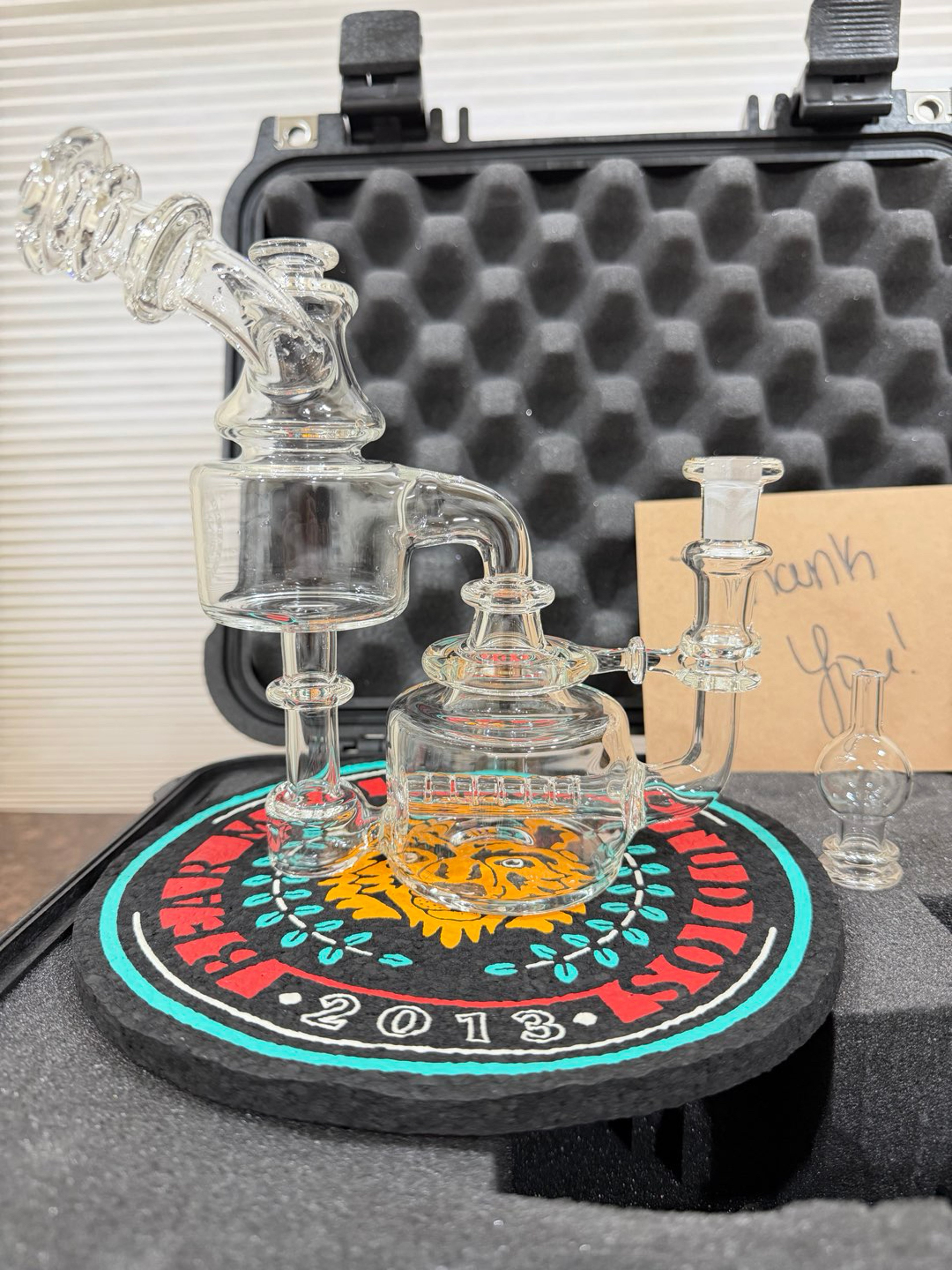 10mm Clear Honey Jar Recycler (HJR) image 0