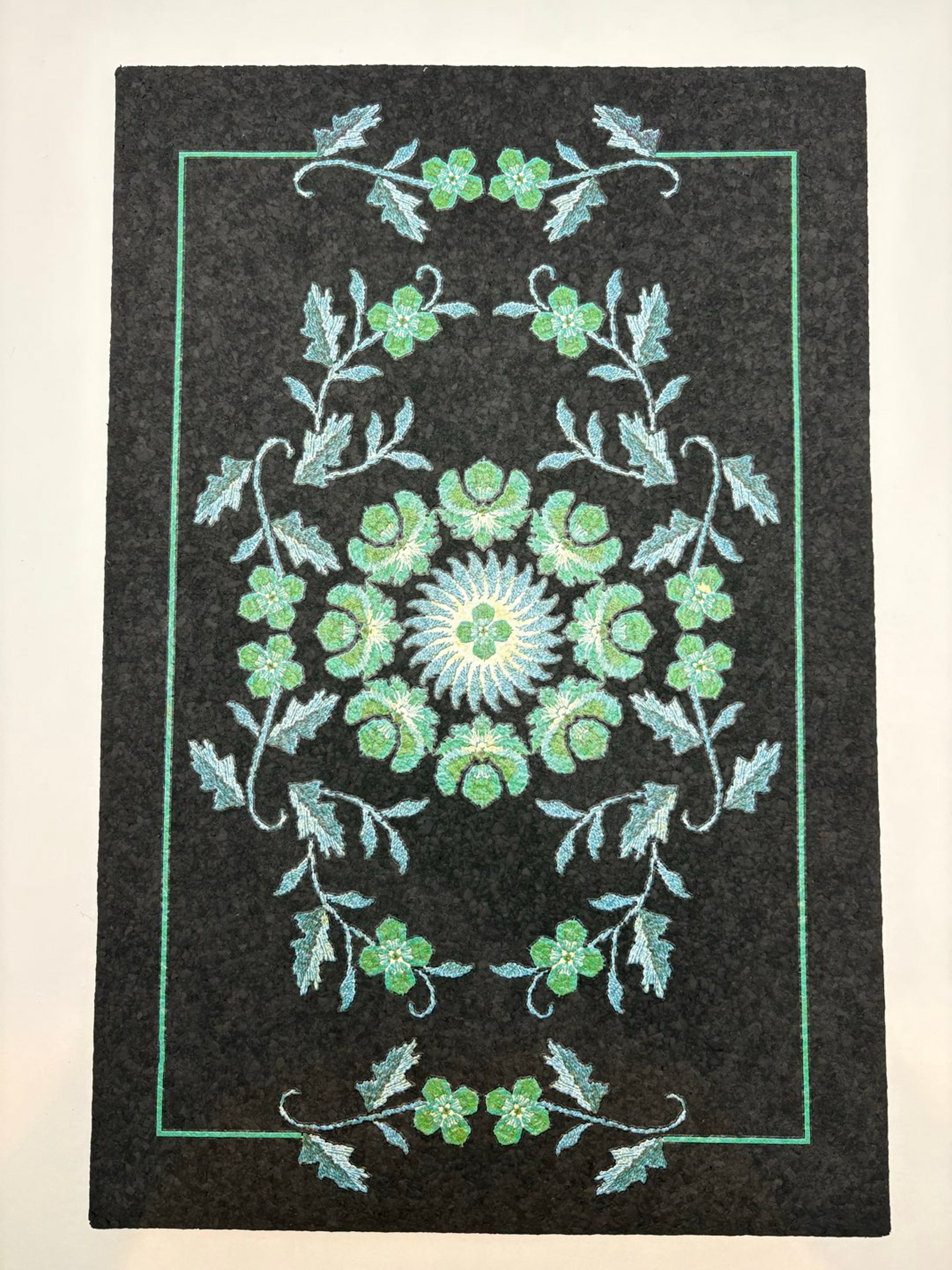 Blue Flower Moodmat Slab image 0