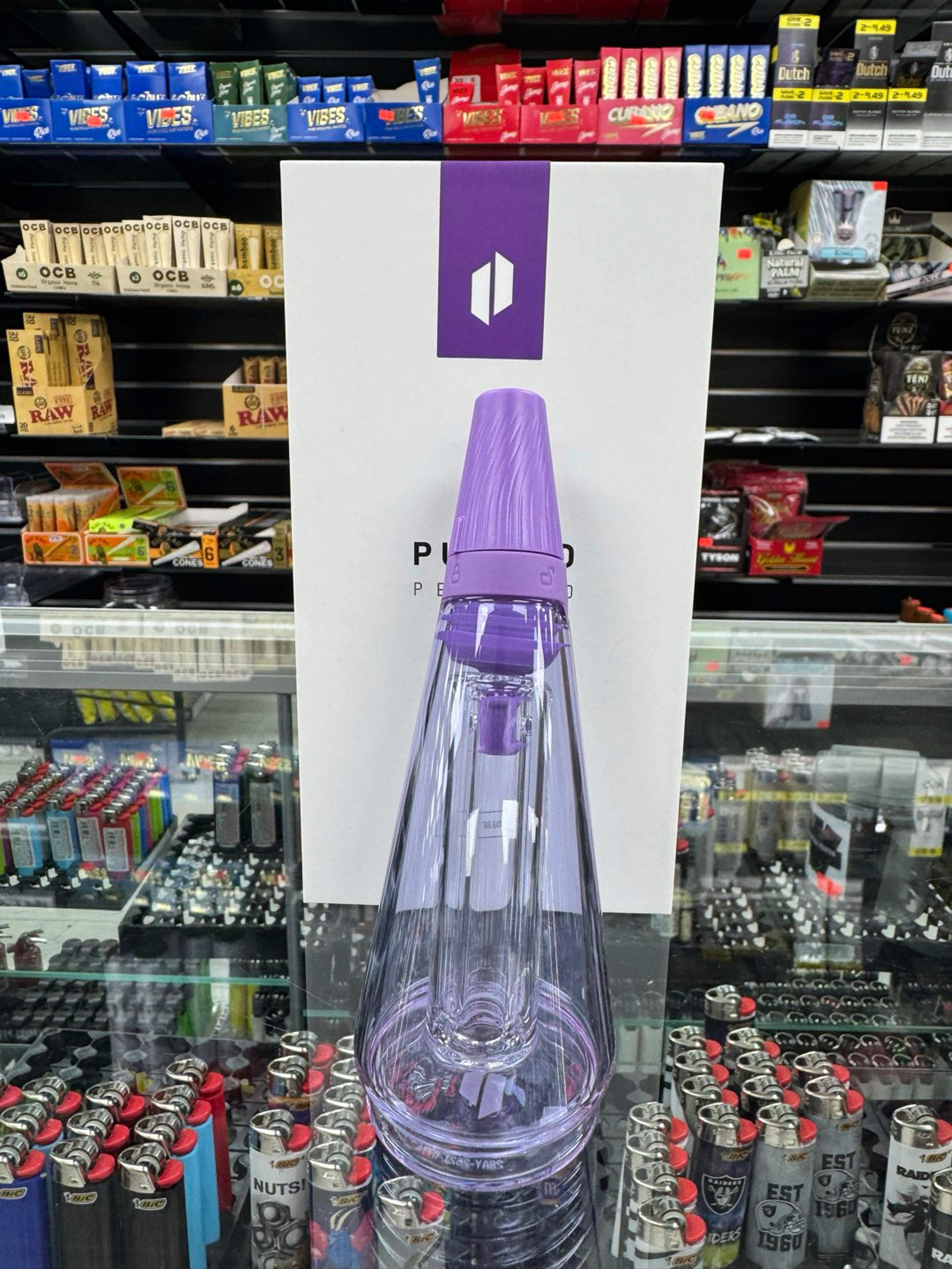 Puffco peak travel glass purple image 0