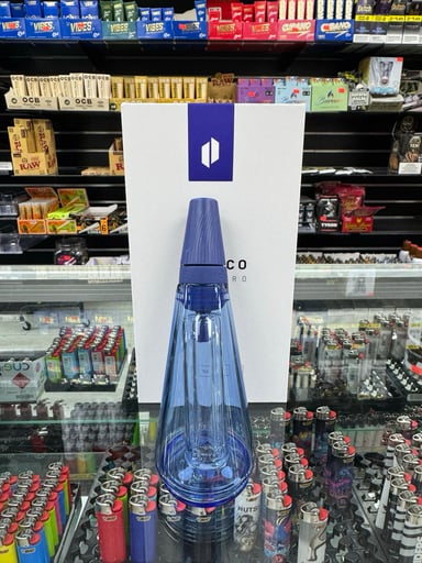 Preview pic of Puffco peak travel glass blue