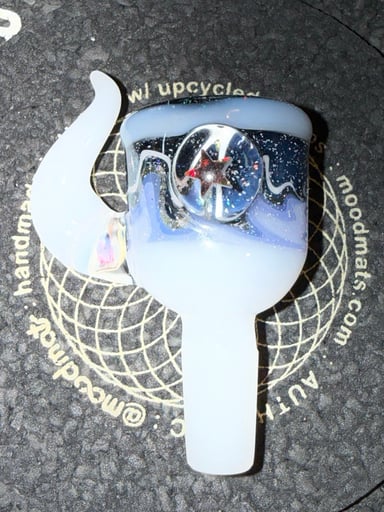 Preview pic of Raul Sheep 5 Hole 14mm Crushed Opal Worked Bowl