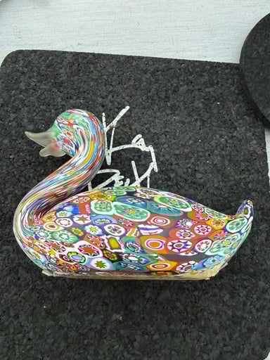 Preview pic of Soft-glass Millieflore Italian Duck