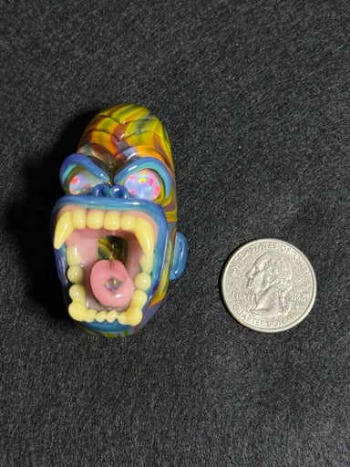 Preview pic of Firefly Glass 2024 Acid Eater Gorilla Open Mouth 1st Owner
