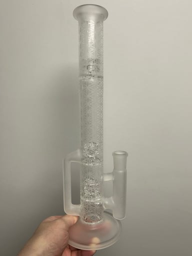 Preview pic of ⬛️FRIDAY 🏷️ Gnob Sandblasted Recycler 18mm Tube