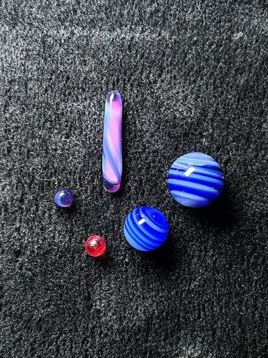 Preview pic of MarvinsGlass 5 Piece Slurper Set ☔️