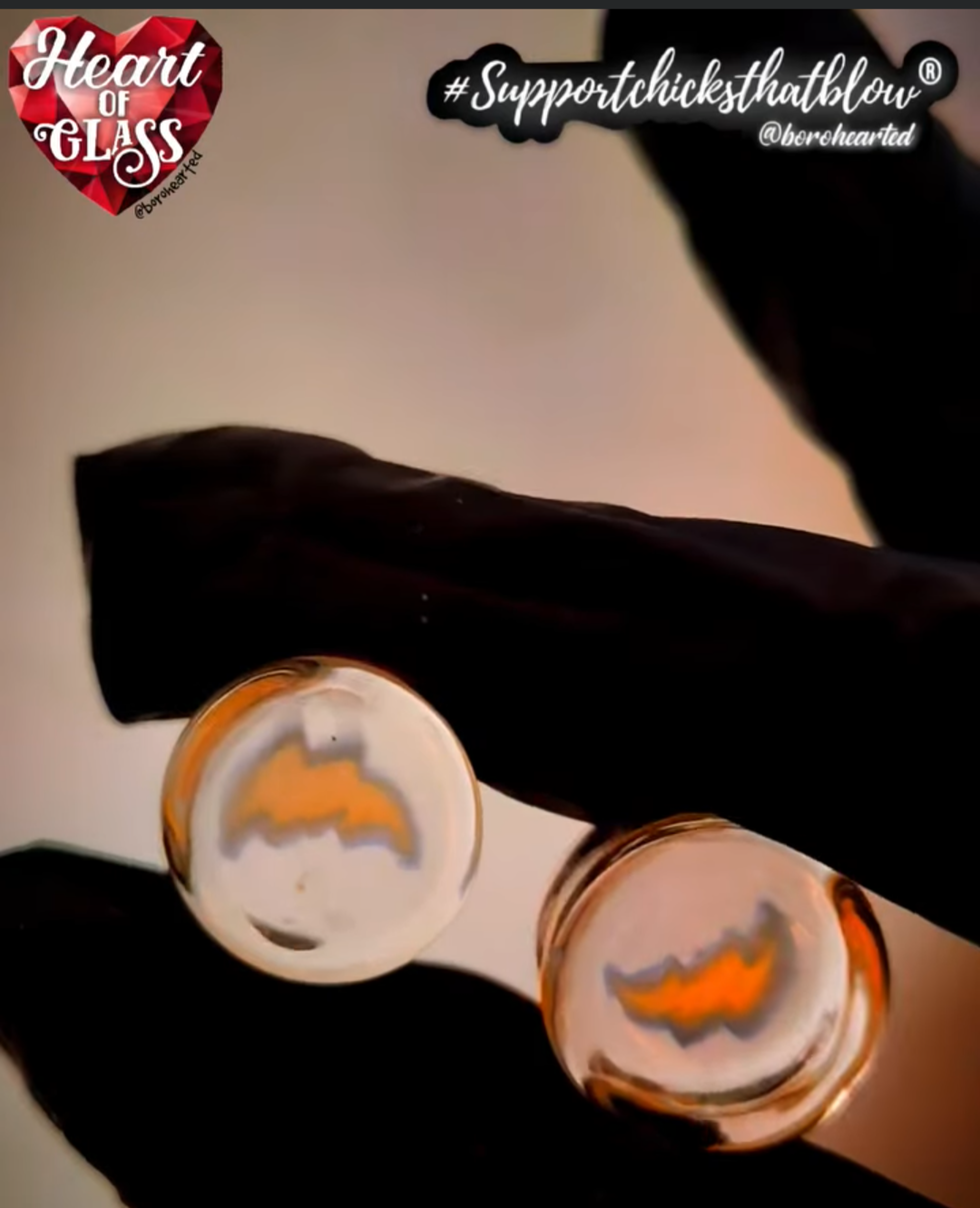 14/16 mm L.A. Charges Murrine ear gauge plugs image 0