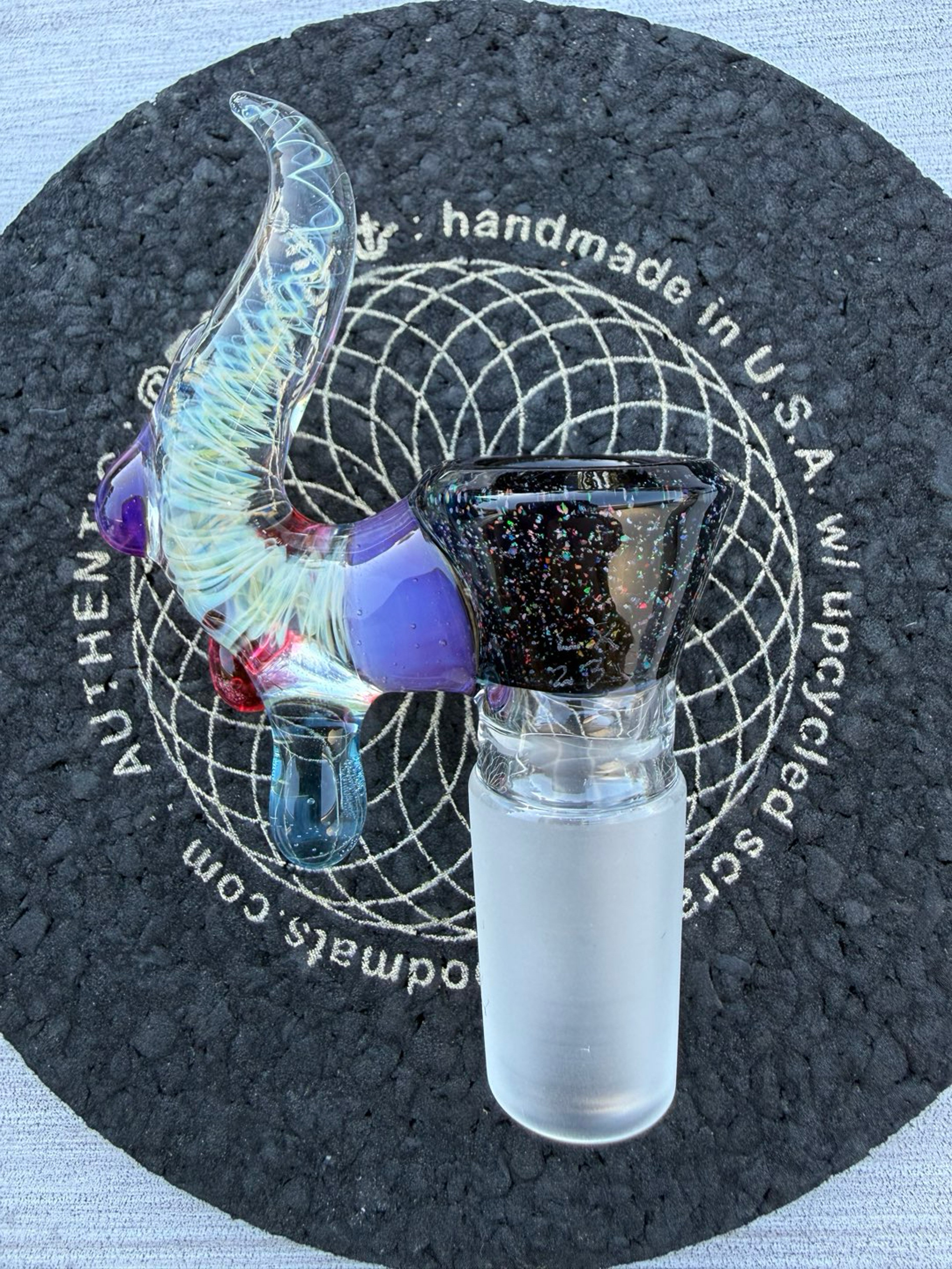 LX crushed opal 18mm 3 hole image 0