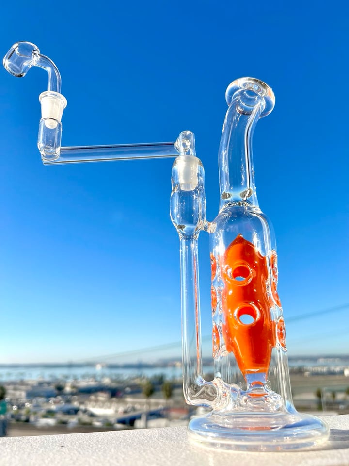 Orange Rig ️ Action (Bal... | Shop Heady Rigs on GlassPass
