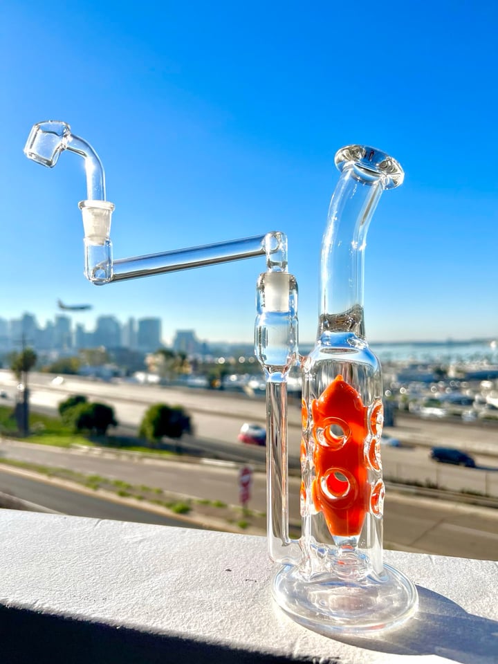 Orange Rig ️ Action (Bal... | Shop Heady Rigs on GlassPass