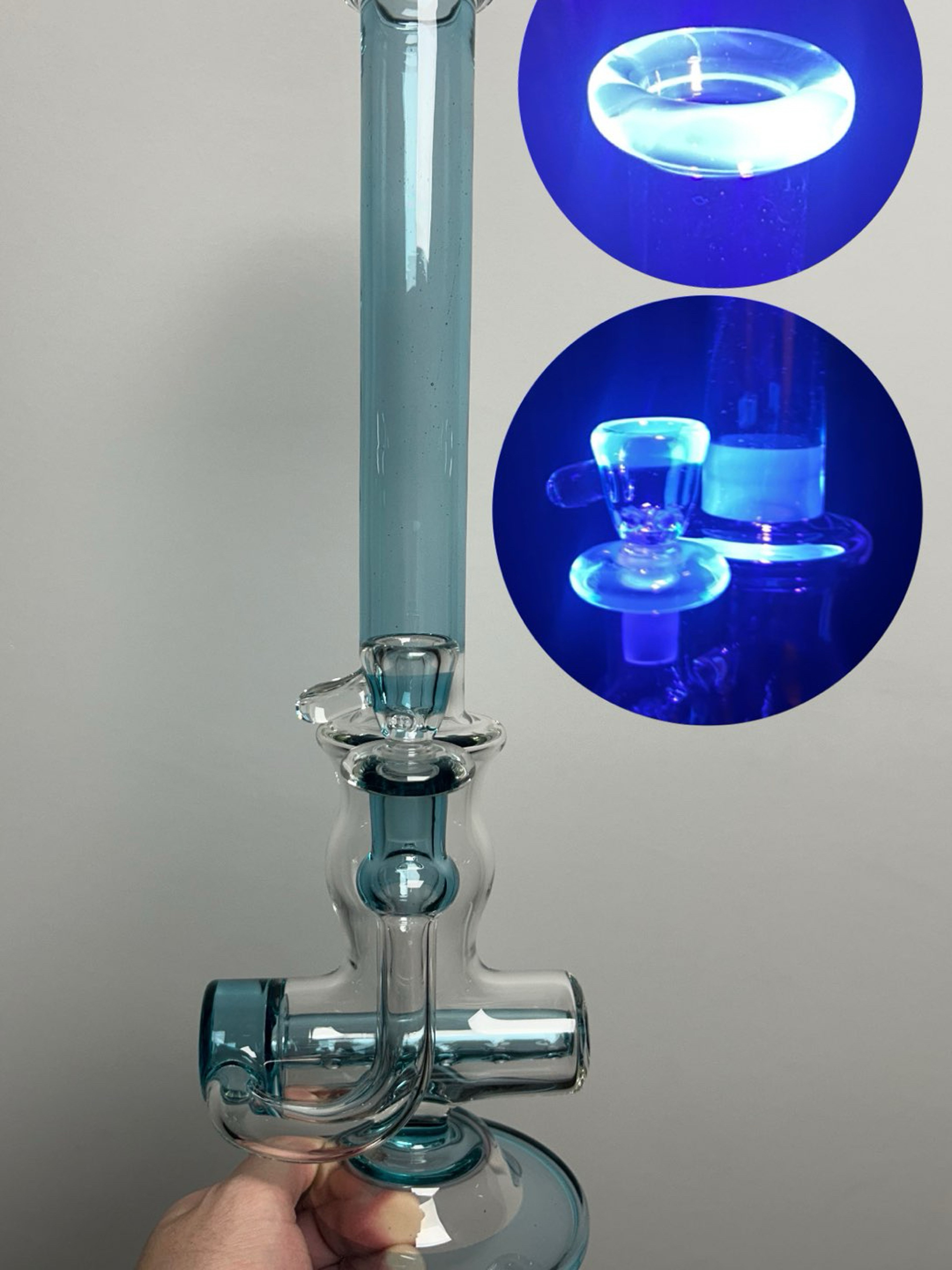 ⬛️FRIDAY 🏷️ UV FA Blob Glass Downgrid Inline Set w/ Matching UV 3-Hole 🛝 Slide image 0