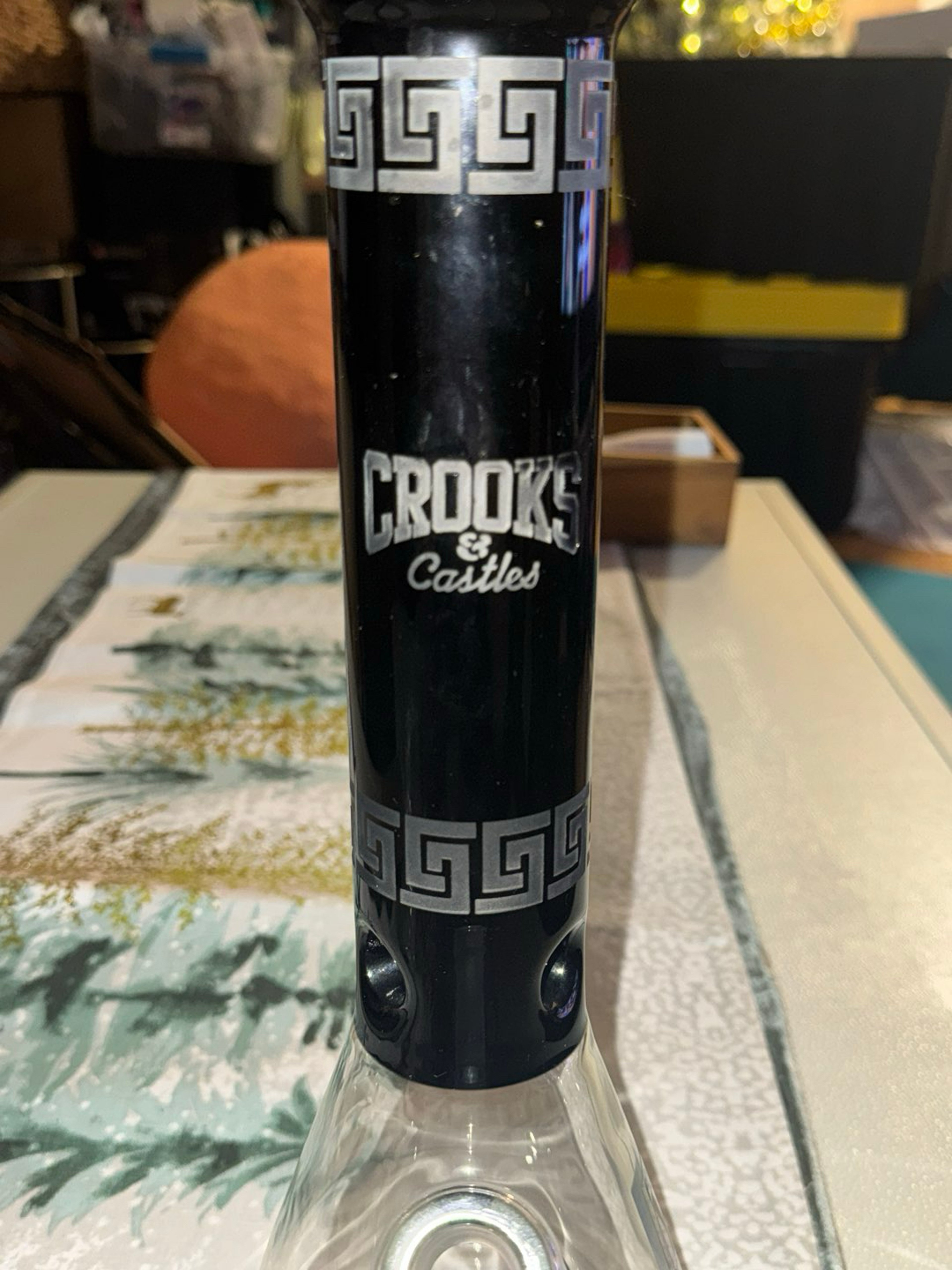 Preview pic of PURE GLASS X CROOKS & CASTLES LIMITED EDITION  "NO HALFWAY CROOKS"