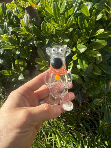 Preview pic of Cartoon Dog Glass Hand Pipe