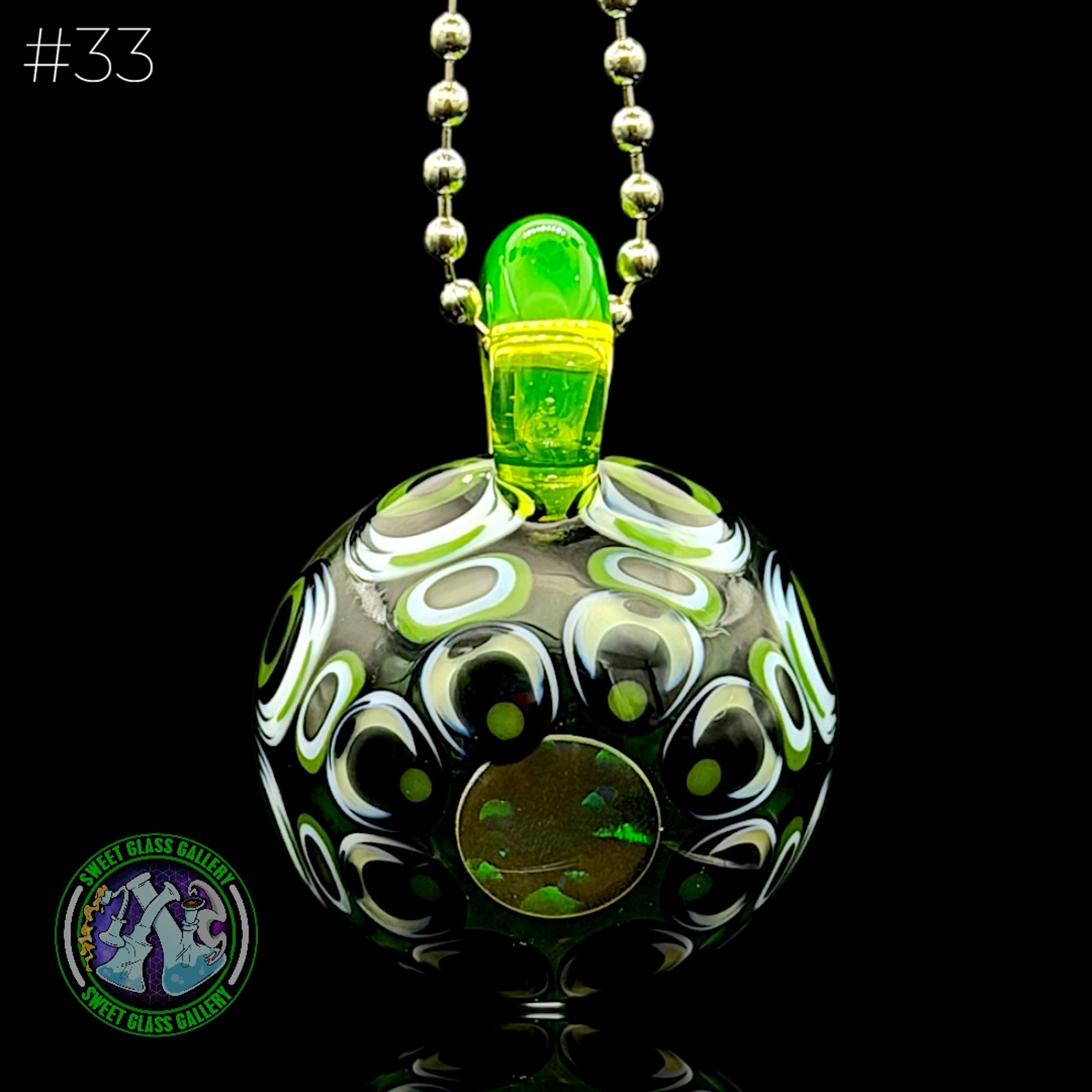 Steve H Glass - Pendant #33 - Dot Stack image 0