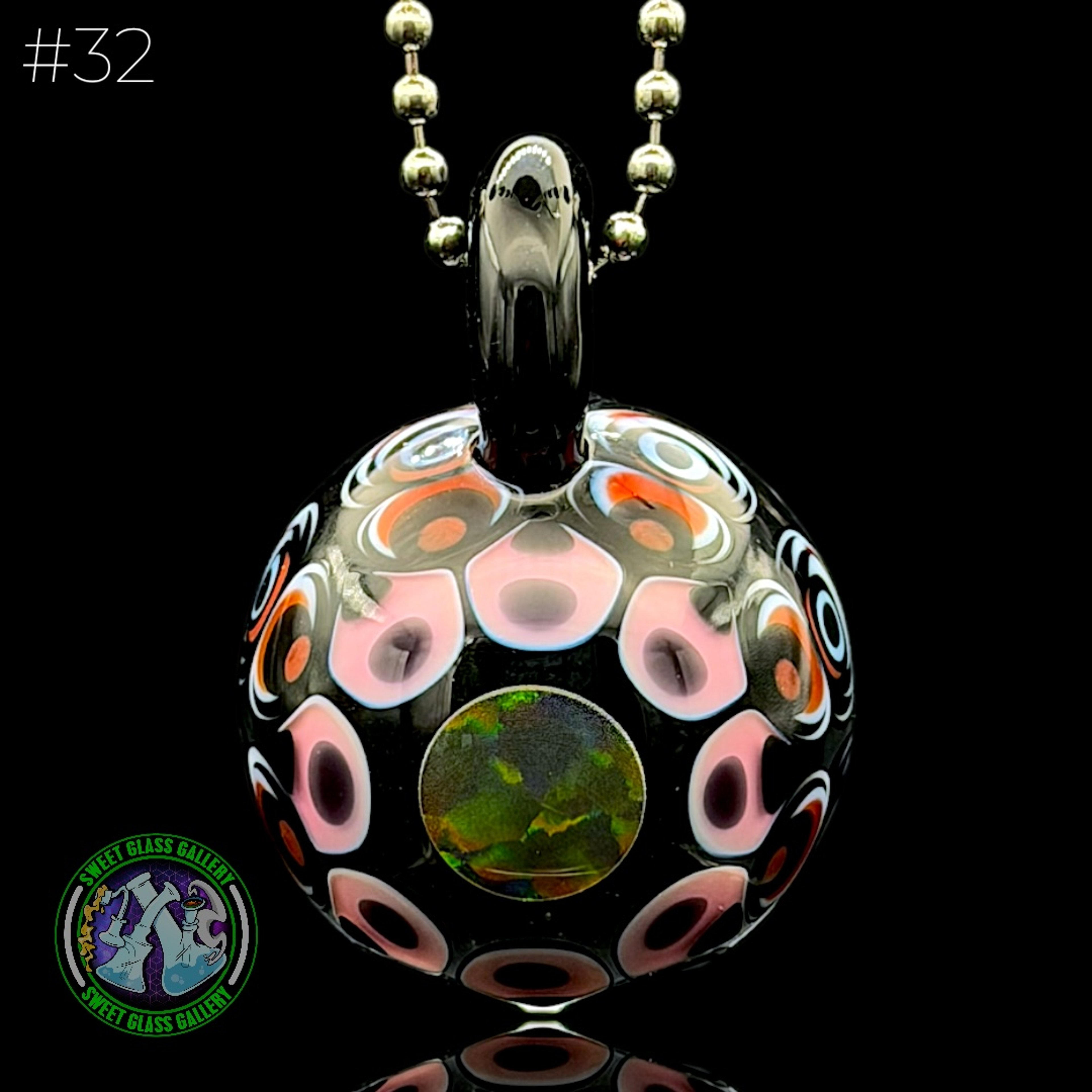 Steve H Glass - Pendant #32 - Dot Stack image 0