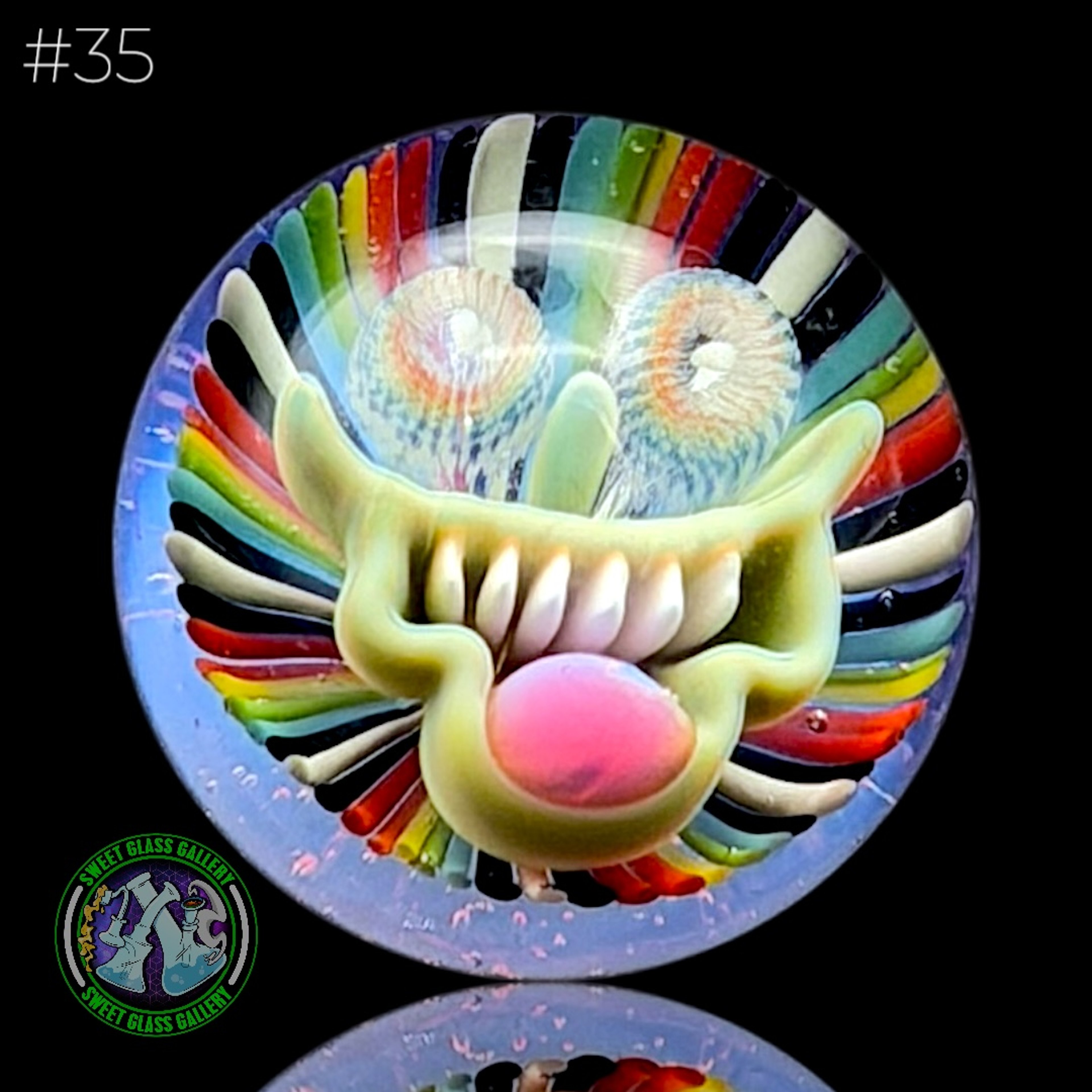 Steve H Glass - Marble #35 - Face Implosion image 0