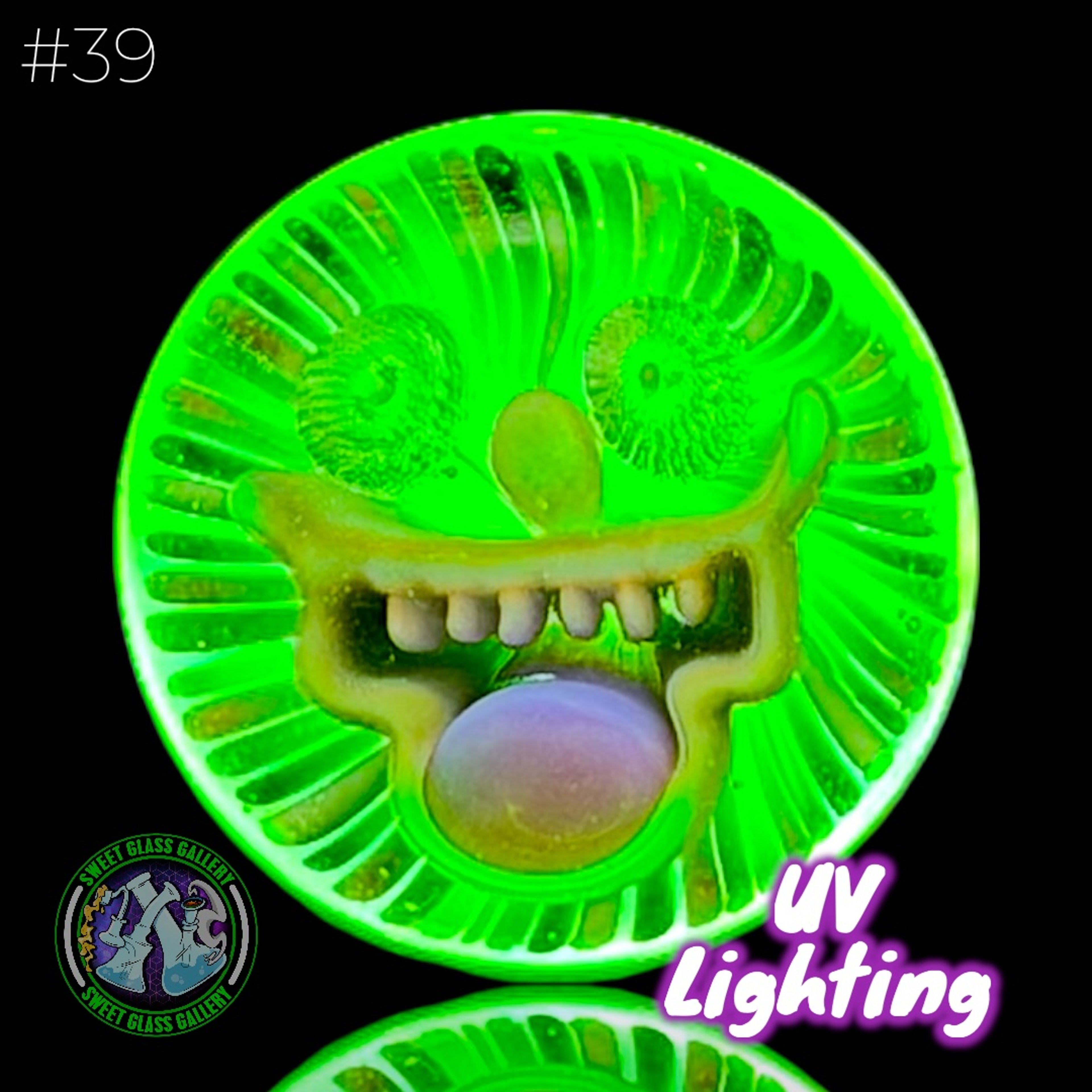 Steve H Glass - Marble #39 - Face Implosion image 0