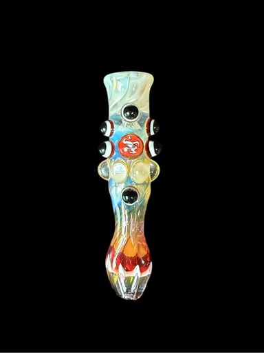 Preview pic of 3.5” San Francisco 49ers NFL Fumed Chillum