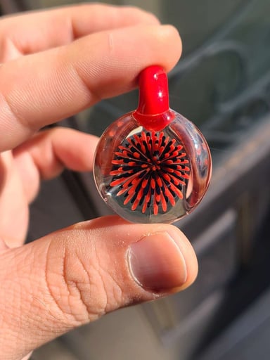 Preview pic of Red Implosion Pendant