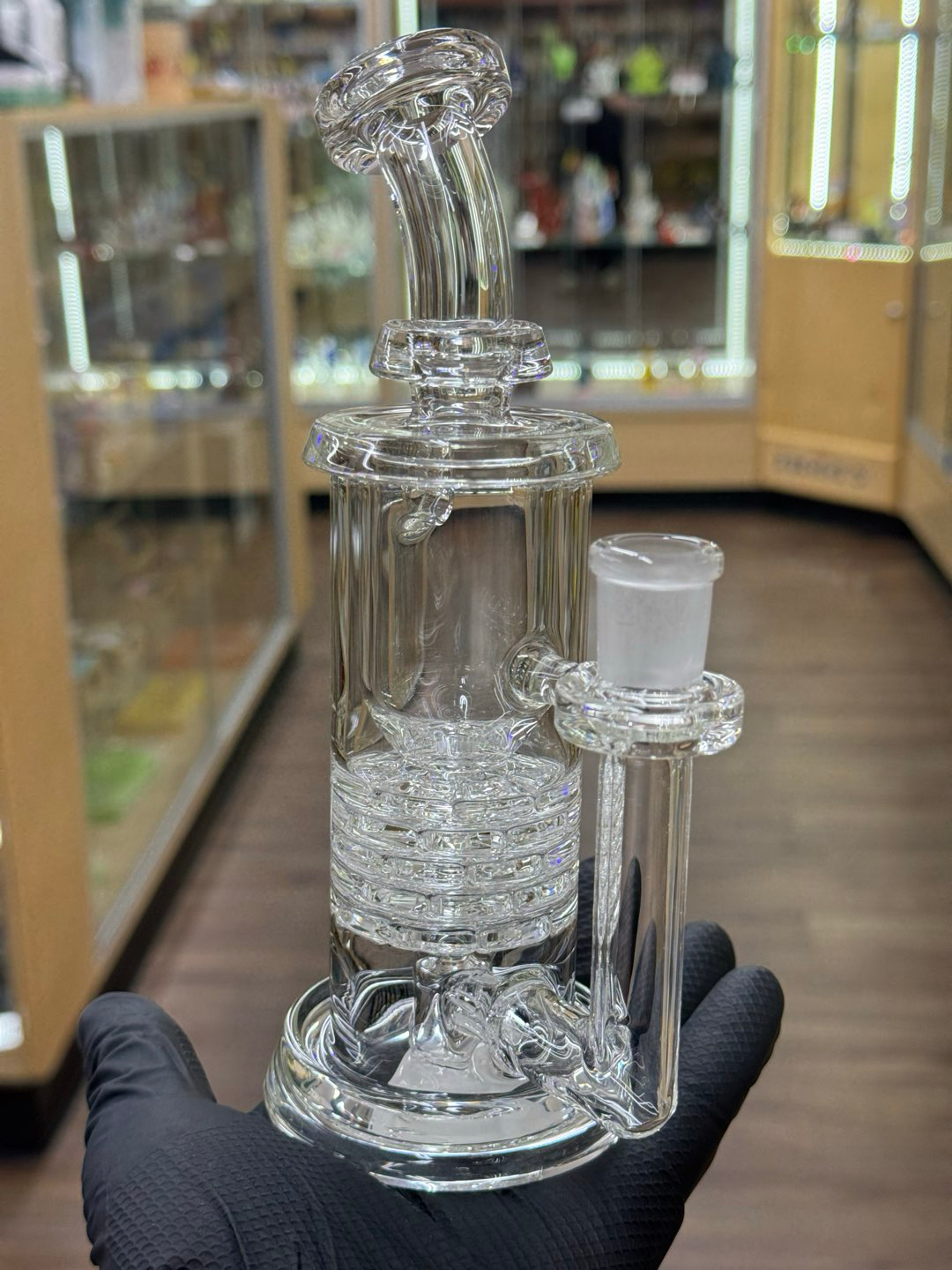 Preview pic of @leisureglass 14mm BrickStack available in Clear and Fumed!