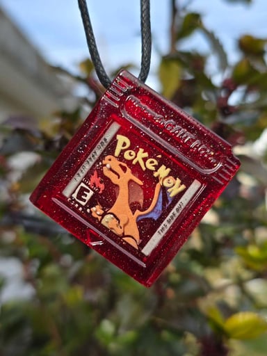 Preview pic of Seconds Layered Glow Pendant Pokemon Red Glow UV
