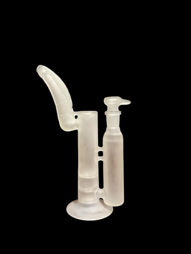 Preview pic of 9.5” Sandblasted  Dual Disc Tongue Bubbler