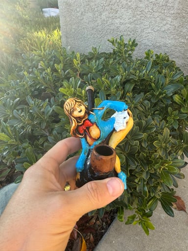 Preview pic of Sexy Sailor Girl Bamboo & Ceramic Pipe