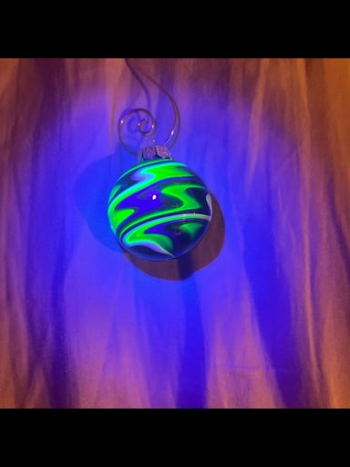 Preview pic of Custom Wigwag Christmas ornament