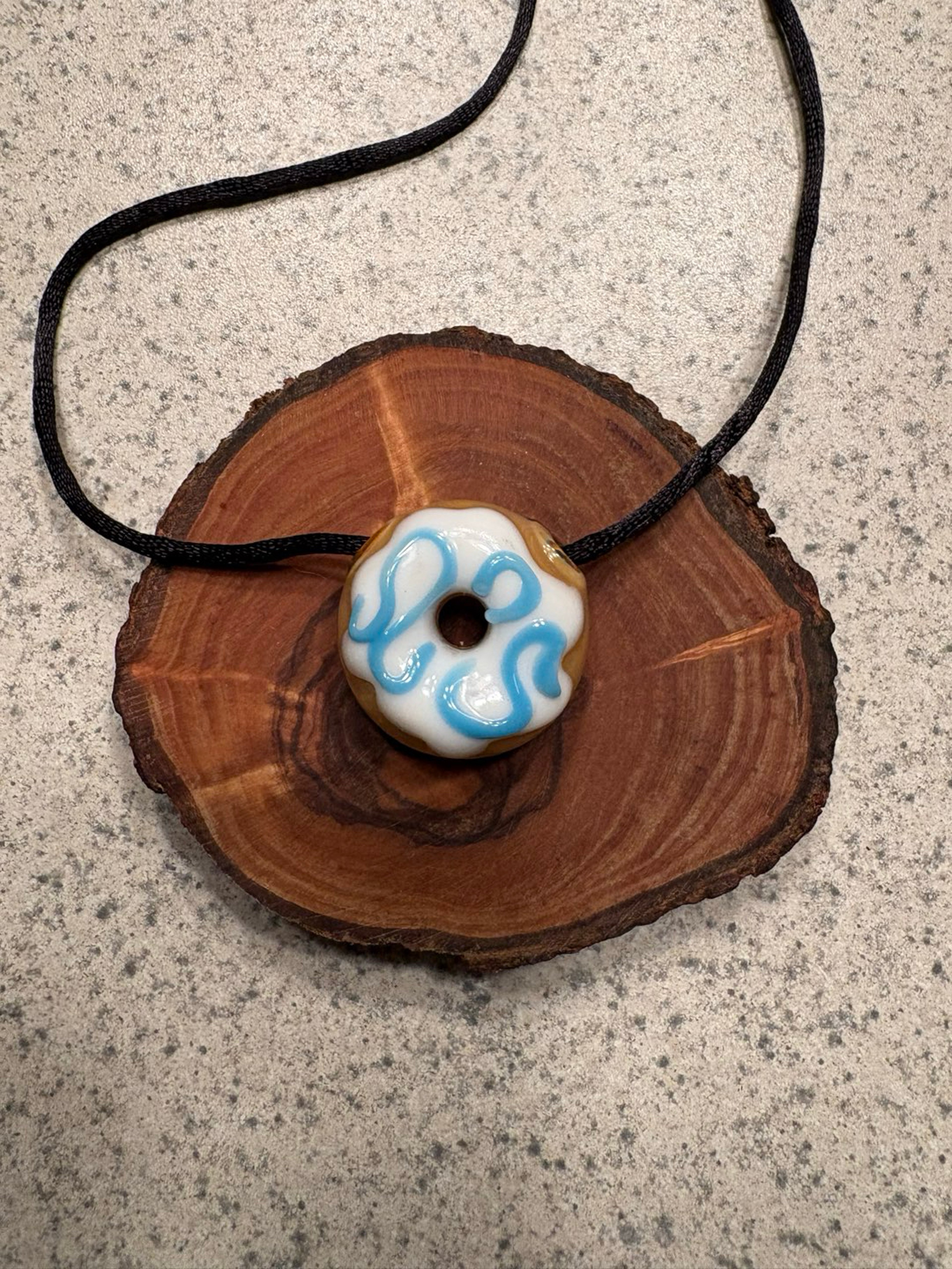 KGB Glass Donut Pendant image 0